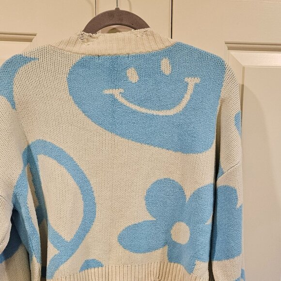 women's bailey rose cream long sleeve sweater - Picture 2 of 9